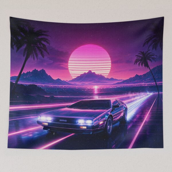Item preview, Neon DeLorean Horizon designed and sold by NeonArcadeForge.