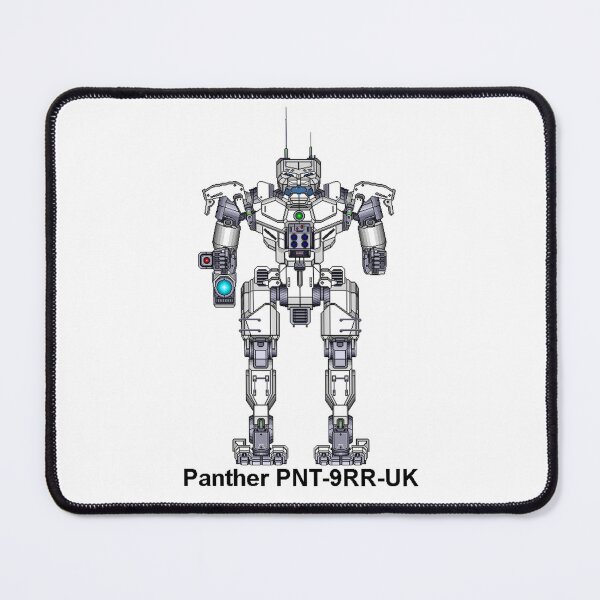 Item preview, Panther PNT-9RR-UK (White) - Inner Sphere BattleMech designed and sold by DagleysDesigns.