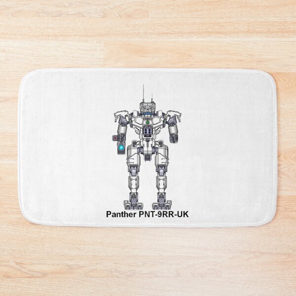 Item preview, Panther PNT-9RR-UK (White) - Inner Sphere BattleMech designed and sold by DagleysDesigns.
