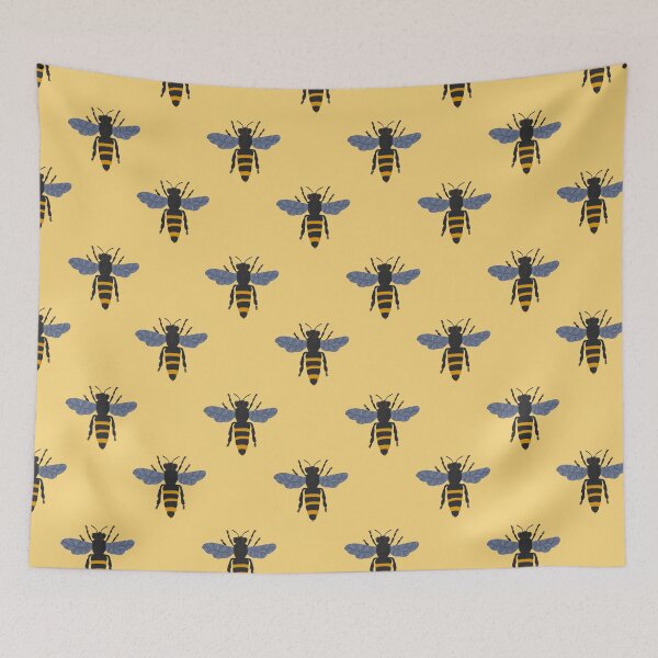 Item preview, Whimsical Bee, Honeycomb & Geometric Colourful Pattern Collection designed and sold by VirtuallyCreativ .