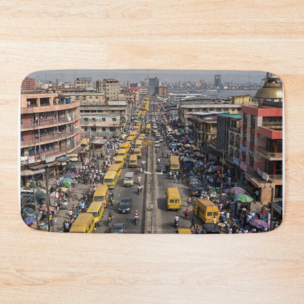 Item preview, The Energy of Daily Life in Lagos designed and sold by SavannaCanvas.