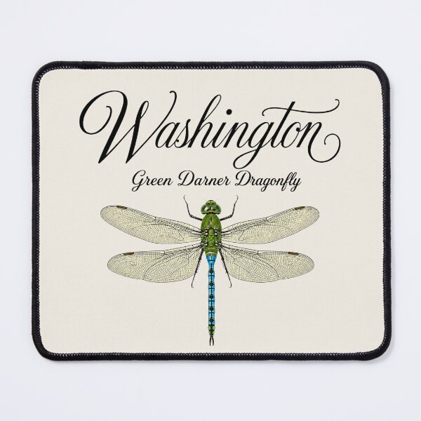 Item preview, Washington Green Darner Dragonfly State Poster designed and sold by The-Drip-Studio.