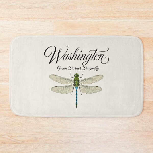 Item preview, Washington Green Darner Dragonfly State Poster designed and sold by The-Drip-Studio.