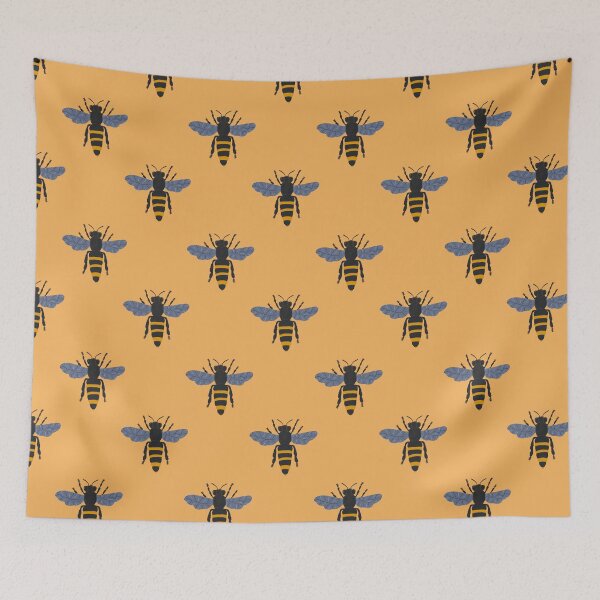 Item preview, Whimsical Bee, Honeycomb & Geometric Colourful Pattern Collection designed and sold by VirtuallyCreativ .