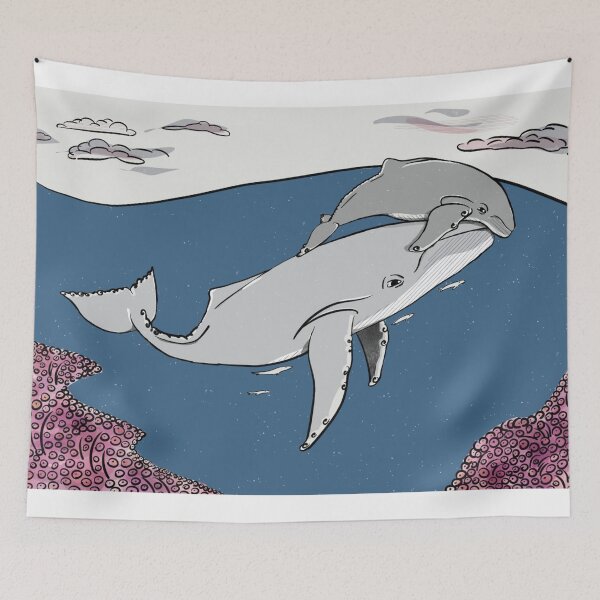 Item preview, Whale and baby designed and sold by JATOOBA.