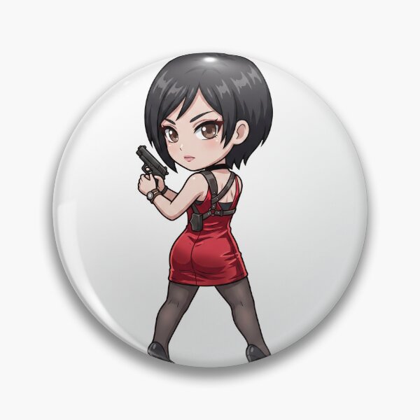 Item preview, Chibi Ada Wong - Lethal Glance Over Shoulder designed and sold by Void Shard Studios.