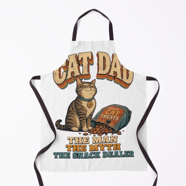 Item preview, Funny Cat Dad Snack Dealer Vintage Retro Design designed and sold by arawaksupplyco.