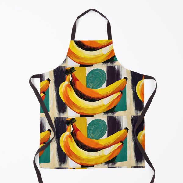 Item preview, Bananas in Bold Geometry - Vibrant Kitchen Art Bursting with Contemporary Color designed and sold by OlfactoART Studio.