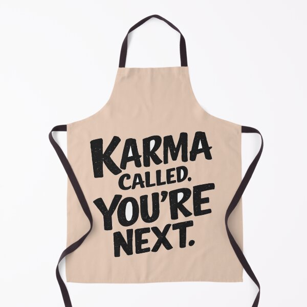 Item preview, Karma Called You're Next Funny Sarcastic Quote designed and sold by NadineDemShop.