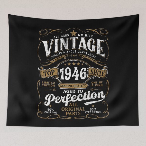 Item preview, 1946 Birthday Aged to Perfection Vintage 80th Bday designed and sold by Y-Vibes.