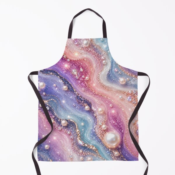 Item preview, Luxury Pearl & Crystal Fluid Art Marble designed and sold by Aramdesing.