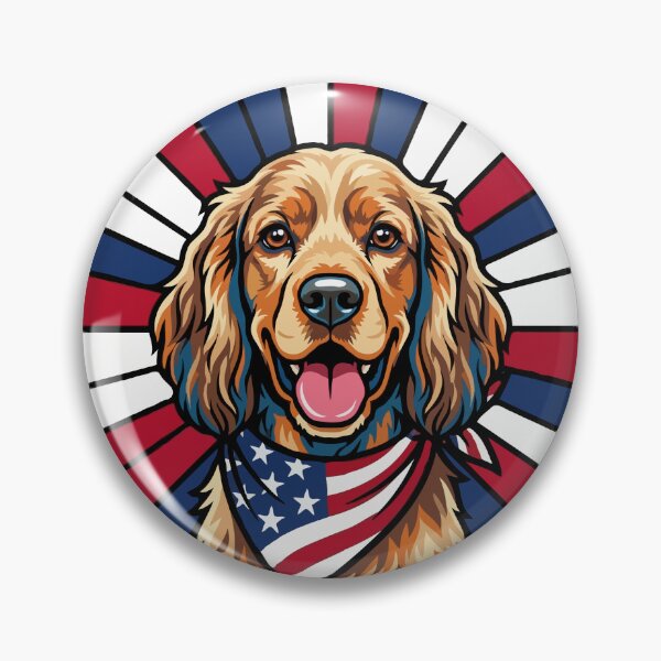 Item preview, Cocker Spaniel 4th of July Dog – Patriotic USA Puppy Gift designed and sold by The Real Life Symphony.