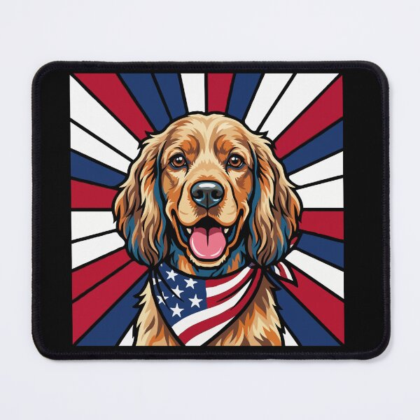 Item preview, Cocker Spaniel 4th of July Dog – Patriotic USA Puppy Gift designed and sold by The Real Life Symphony.