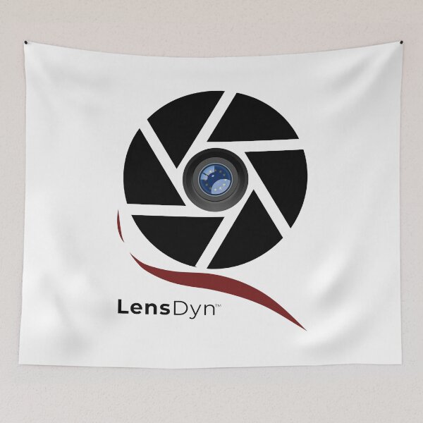 Item preview, LensDyn Premium Europe Flag Colored Camera Logo designed and sold by LensDyn™.