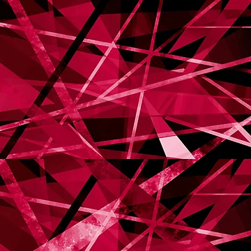 Artwork thumbnail, Dynamic Red Geometric Pattern by Andrew Hitchen