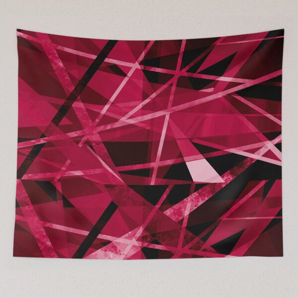 Item preview, Dynamic Red Geometric Pattern designed and sold by Andrew Hitchen.