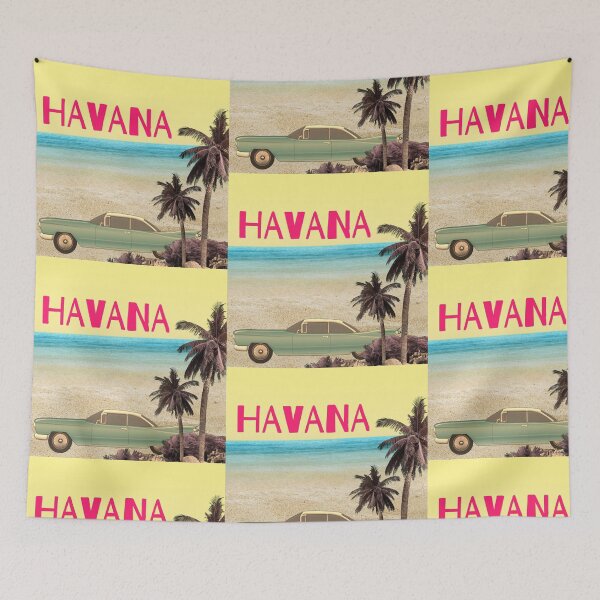 Item preview, Havana vintage car beach sunset designed and sold by AWADHESH CHAURASIA.