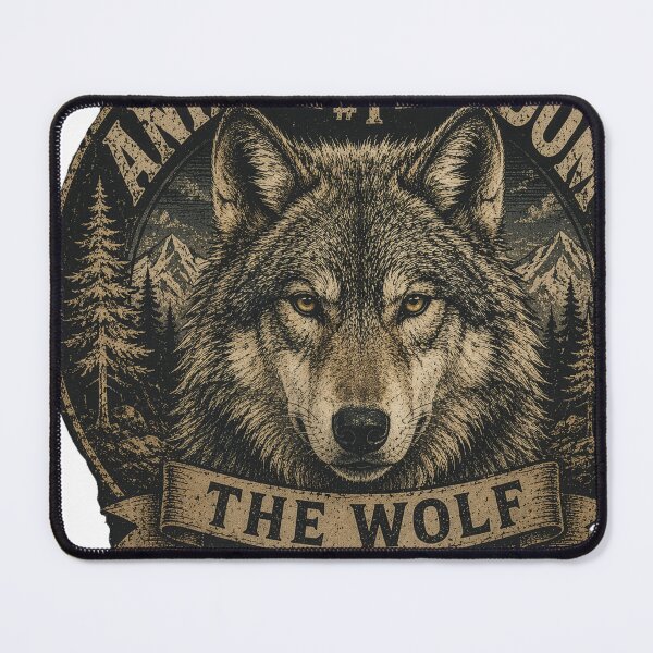 Item preview, Animal Kingdom #2 – The Wolf | Vintage Wildlife Graphic T-Shirt designed and sold by CoreThread..