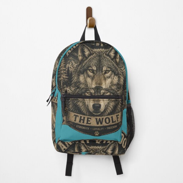 Item preview, Animal Kingdom #2 – The Wolf | Vintage Wildlife Graphic T-Shirt designed and sold by ShiftAndShade.