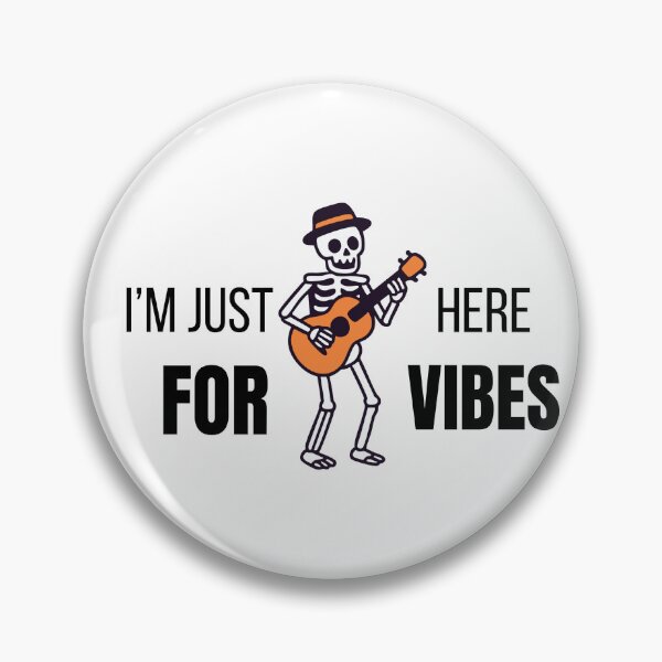 Item preview, I’m Here Just for Vibes – Funny Chill Quote Design designed and sold by amarprints.