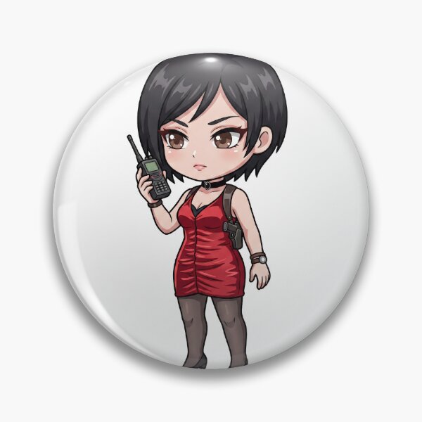 Item preview, Chibi Ada Wong - Radio Comms Contact designed and sold by Void Shard Studios.