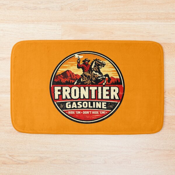Item preview, Vintage Frontier Oil Gasoline Design designed and sold by FutureTraveller.
