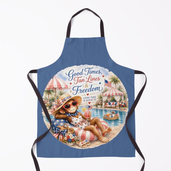 Item preview, Good Times, Tan Lines & Freedom™ | Palm Beach Monkey Summer Collection designed and sold by TeelieTurner.