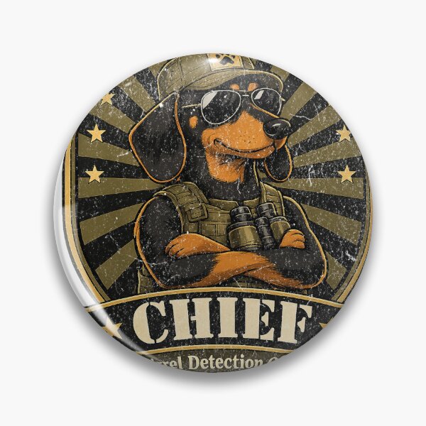 Item preview, Dachshund Squirrel Detection Officer Wiener Dog designed and sold by arawaksupplyco.