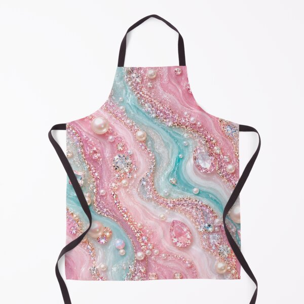Item preview, Luxury Pearl & Crystal Fluid Art Marble designed and sold by Aramdesing.