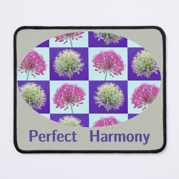 Item preview, Macro Allium Blossom Art in Perfect Harmony Ellipse designed and sold by JurateArt-DK.
