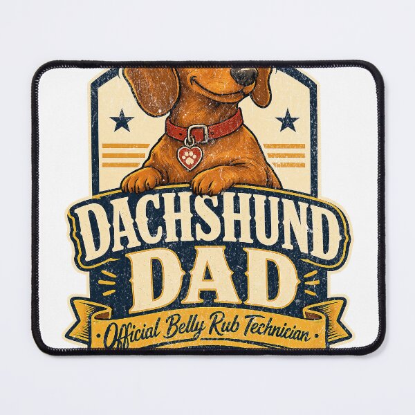 Item preview, Funny Dachshund Dad Wiener Dog Owner Apparel designed and sold by arawaksupplyco.