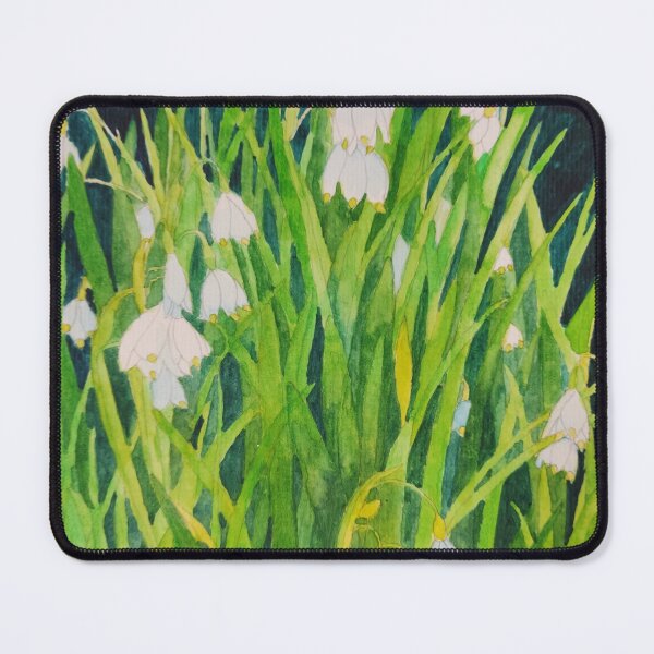 Item preview, Snowdrops watercolour painting designed and sold by esvb.