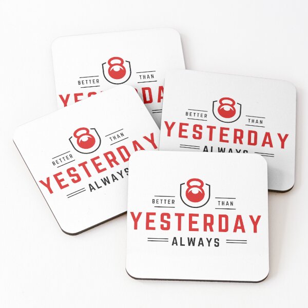 Item preview, Better Than Yesterday Always – Motivational Fitness Gym Quote Phone Case designed and sold by 95PrintAura.