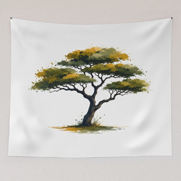 Item preview, Savanna Canopy Tree Watercolor designed and sold by StudioBloodmoon.