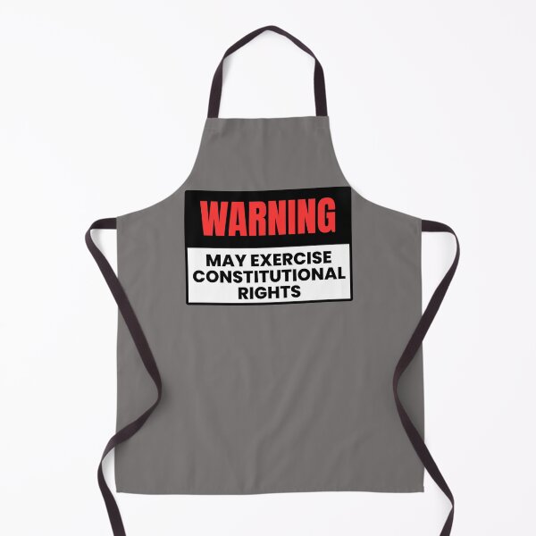 Item preview, Warning - May Exercise Constitutional Rights designed and sold by Natalie Bromer.
