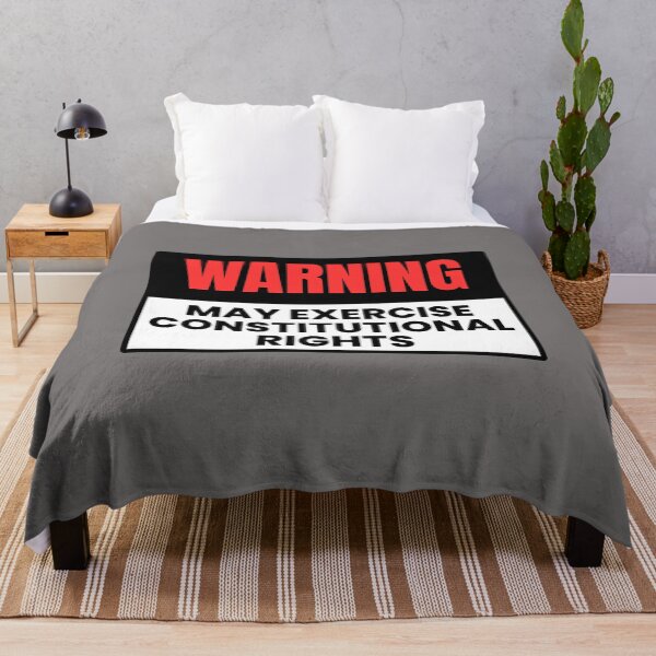 Item preview, Warning - May Exercise Constitutional Rights designed and sold by Natalie Bromer.
