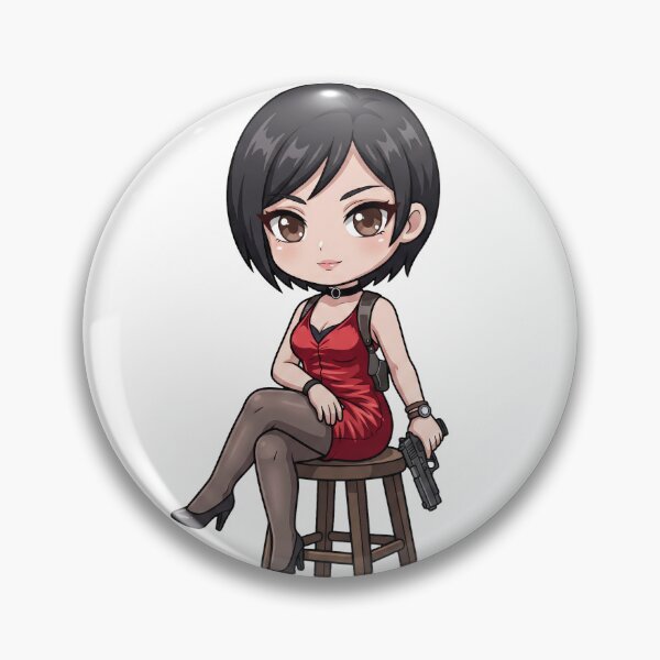 Item preview, Chibi Ada Wong - Casual Spy Break designed and sold by Void Shard Studios.