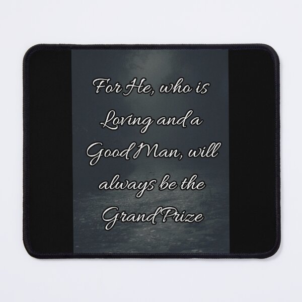 Item preview, Loving Good Man Quote | Inspirational Relationship Quote Typography, Romantic Wall Art & Positive Mindset Gift designed and sold by Lantis Rayne Store.
