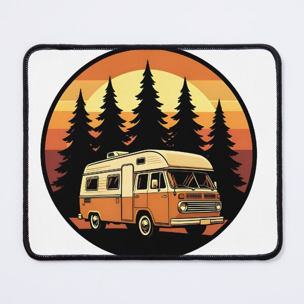 Item preview, Vintage Camper RV Retro Sunset designed and sold by KCasual.