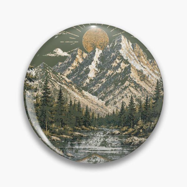 Item preview, Distressed Mountain Wilderkind Forest Stay Wild designed and sold by BlueLineLAX.