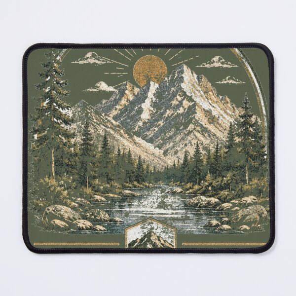 Item preview, Distressed Mountain Wilderkind Forest Stay Wild designed and sold by BlueLineLAX.