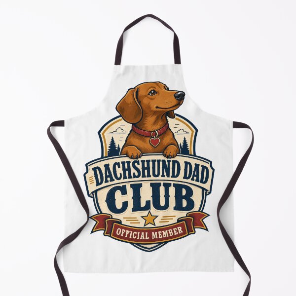 Item preview, Dachshund Dad Club Official Member Men's Apparel designed and sold by arawaksupplyco.