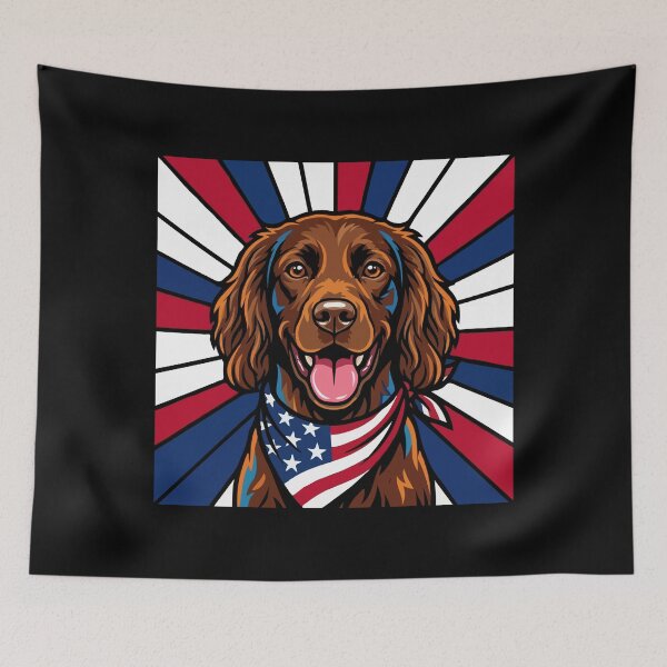 Item preview, Boykin Spaniel 4th of July Dog – Patriotic USA Puppy Gift designed and sold by The Real Life Symphony.
