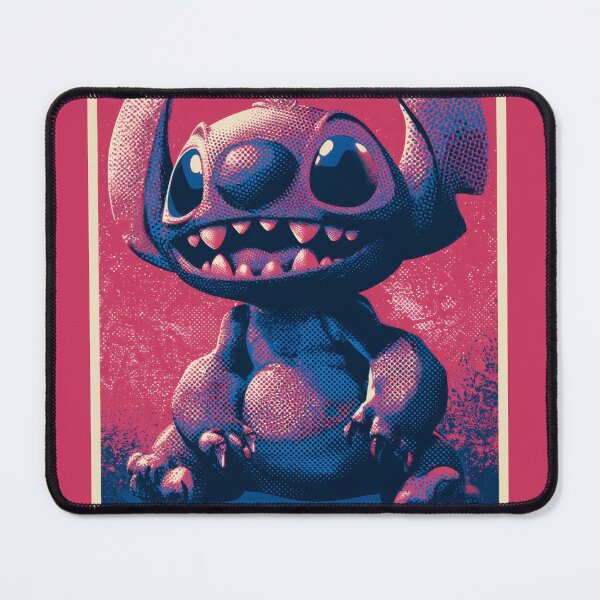 Item preview, Blue Alien Retro Hot Pink designed and sold by AnimeArsenalPrints.