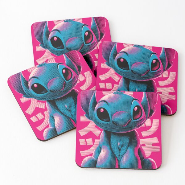 Item preview, Blue Alien Halftone Hot Pink  designed and sold by AnimeArsenalPrints.
