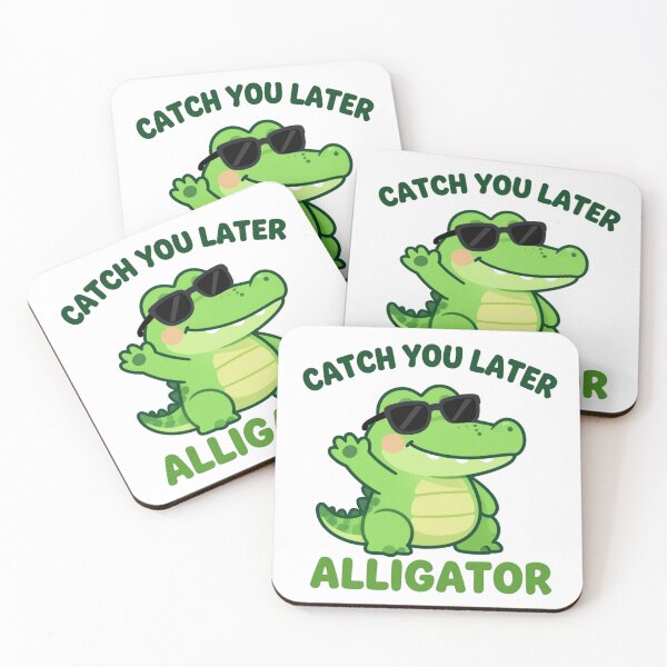 Item preview, Catch You Later Alligator Kids Tee | Sunglasses Gator Graphic | Children | Cartoon designed and sold by Henrysink.