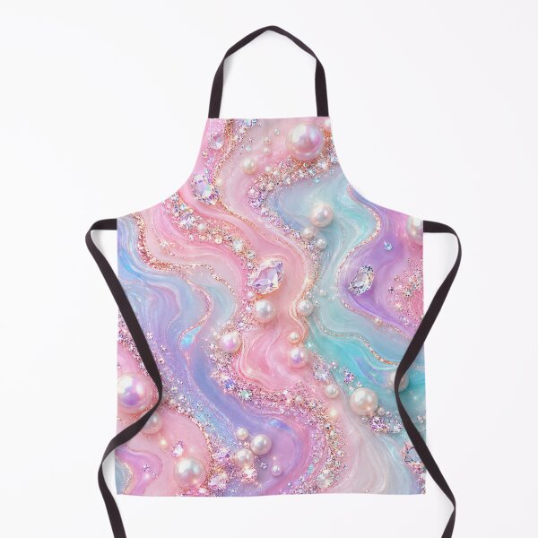 Item preview, Luxury Pearl & Crystal Fluid Art Marble designed and sold by Aramdesing.
