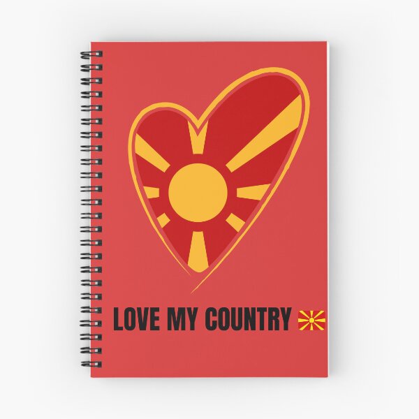 Item preview, Love My Country – Macedonia Pride Design designed and sold by amarprints.