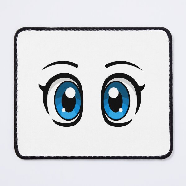 Item preview, Bright Blue Cartoon Eyes Expression designed and sold by DailyDoodlesBySumbul.