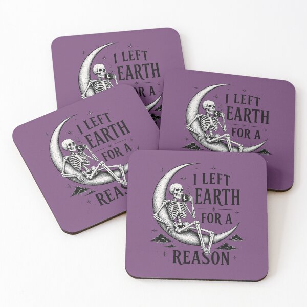 Item preview, I Left Earth For A Reason designed and sold by MoodSupplyStudio.